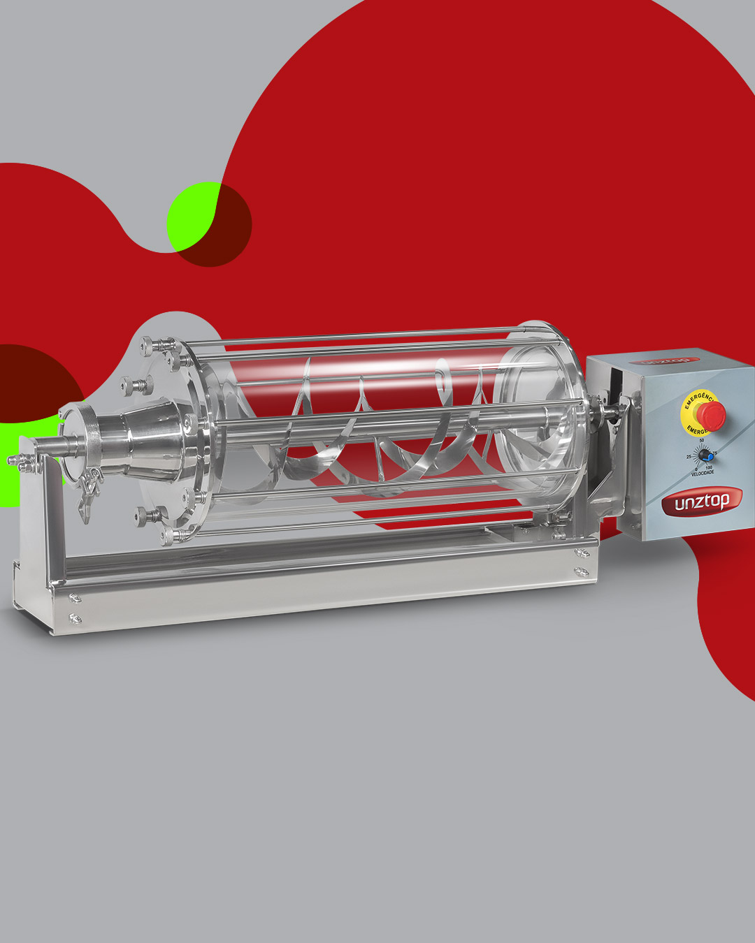 UZ-RIBBON BLENDER DE BANCADA 10L